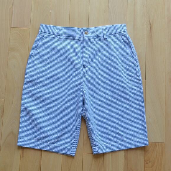 Brooks Brothers Striped Khaki Shorts Boy's Size 16 - Picture 1 of 4
